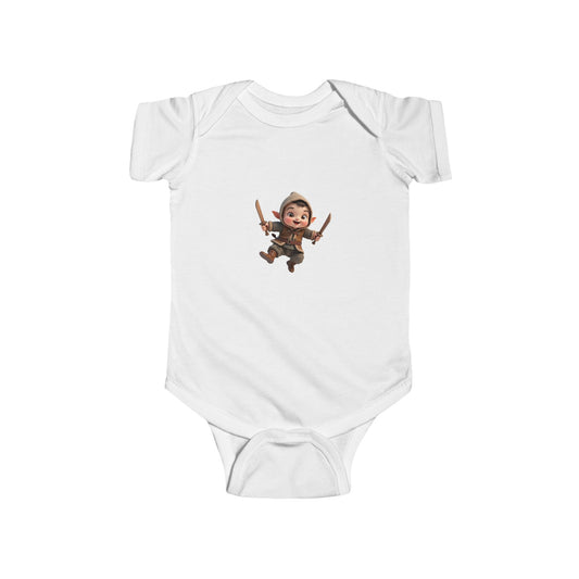 Whimsical Rogue Infant Bodysuit with Playful Design, Cute Baby Outfit, Newborn Gift, Toddler Apparel, Baby Shower Gift, Character Bodysuit