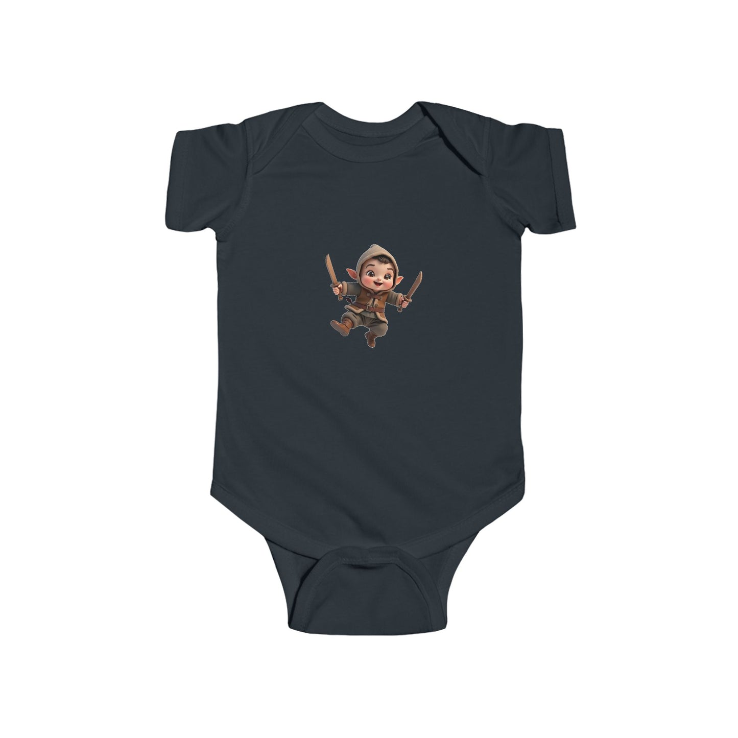 Whimsical Rogue Infant Bodysuit with Playful Design, Cute Baby Outfit, Newborn Gift, Toddler Apparel, Baby Shower Gift, Character Bodysuit