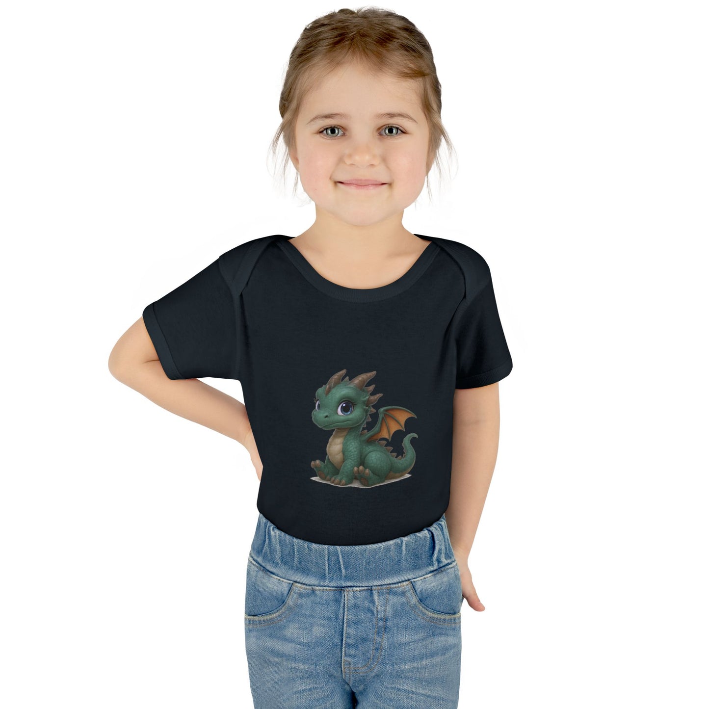 Infant Baby Rib Bodysuit - Dragon