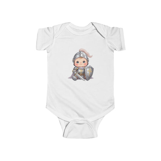Knight Baby Onesie, Cute Infant Bodysuit for Newborns, Baby Shower Gift, Playful Costume Outfit, Medieval Theme Babywear
