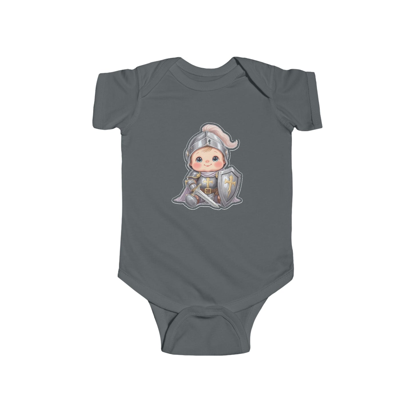 Knight Baby Onesie, Cute Infant Bodysuit for Newborns, Baby Shower Gift, Playful Costume Outfit, Medieval Theme Babywear