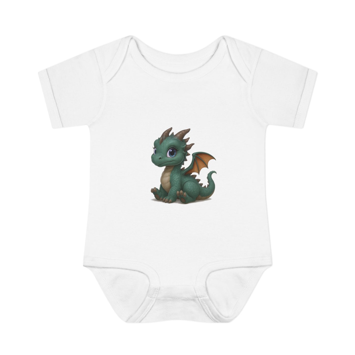 Infant Baby Rib Bodysuit - Dragon