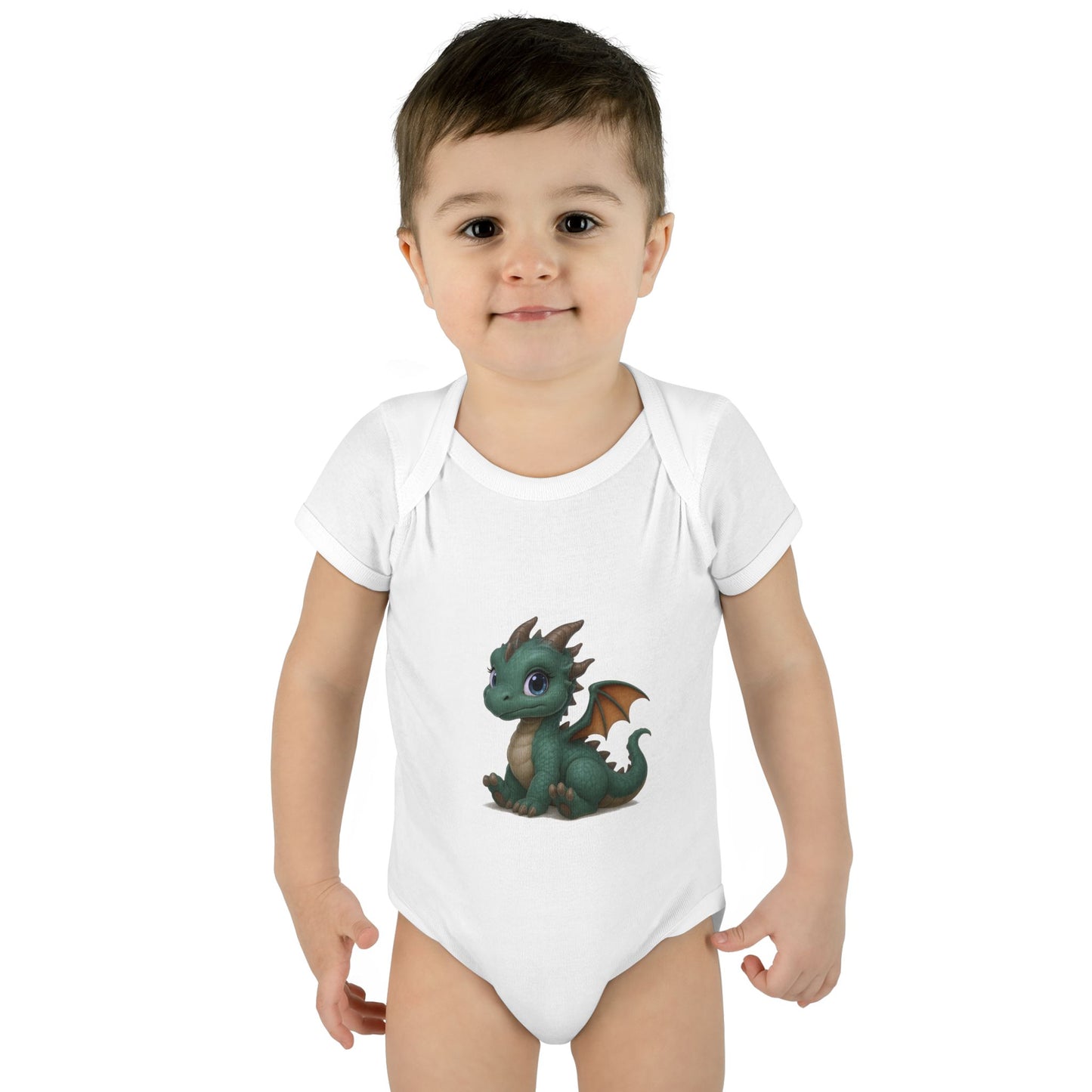 Infant Baby Rib Bodysuit - Dragon