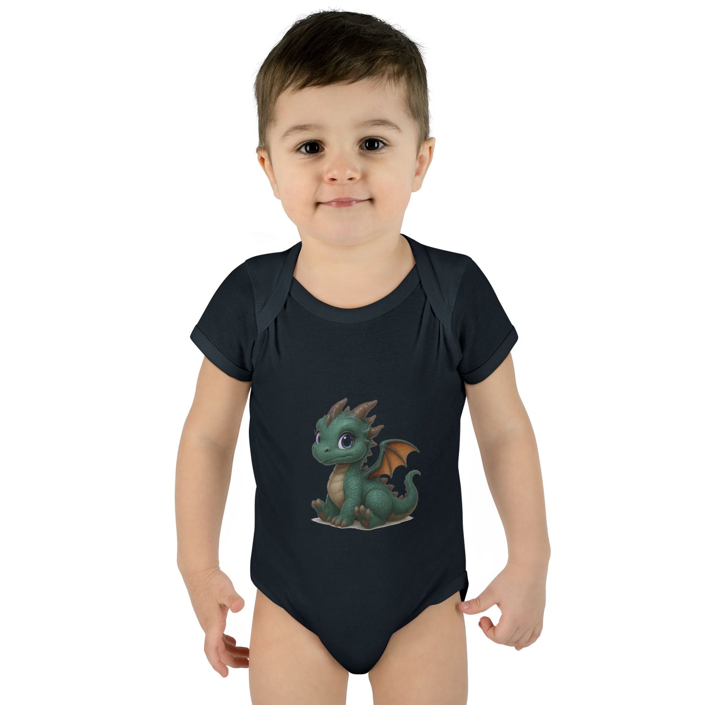 Infant Baby Rib Bodysuit - Dragon