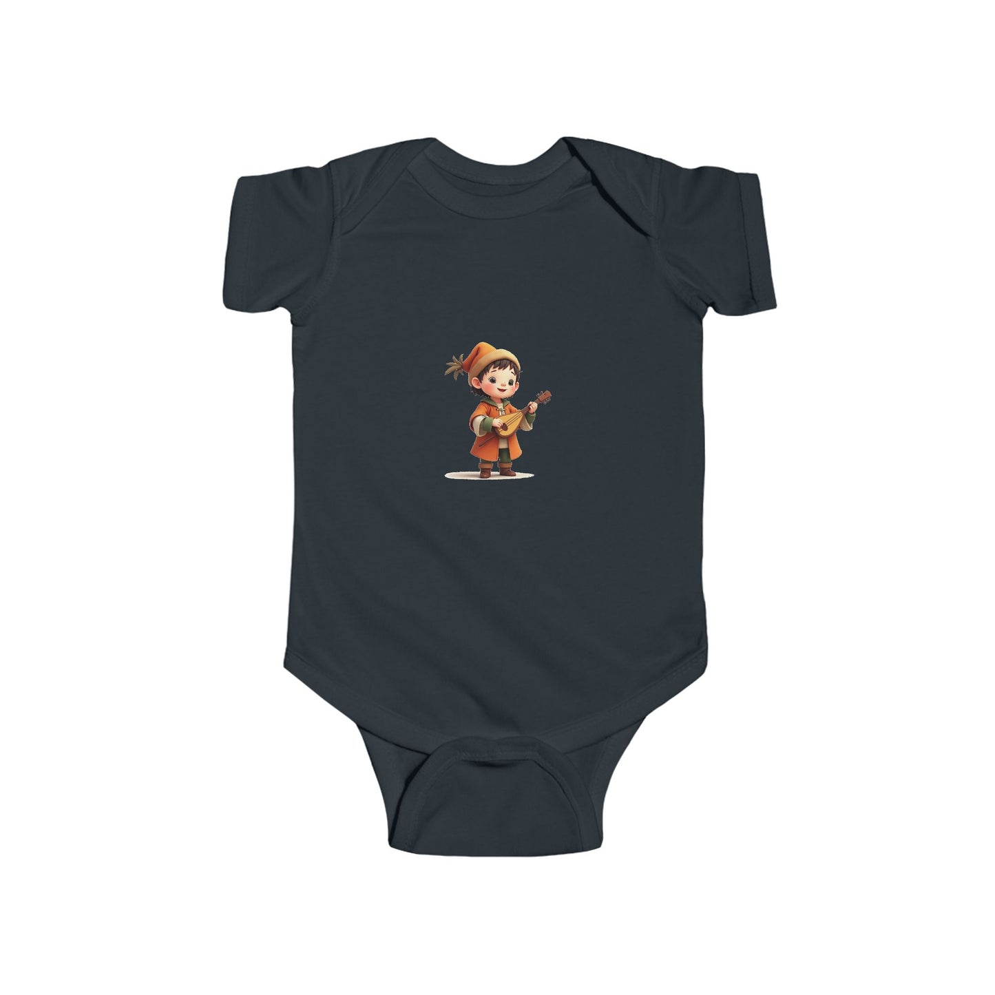 Cute Bard Musician Baby Bodysuit, Adorable Infant Outfit, Baby Shower Gift, Toddler Clothing, Kid's Music Theme Wear
