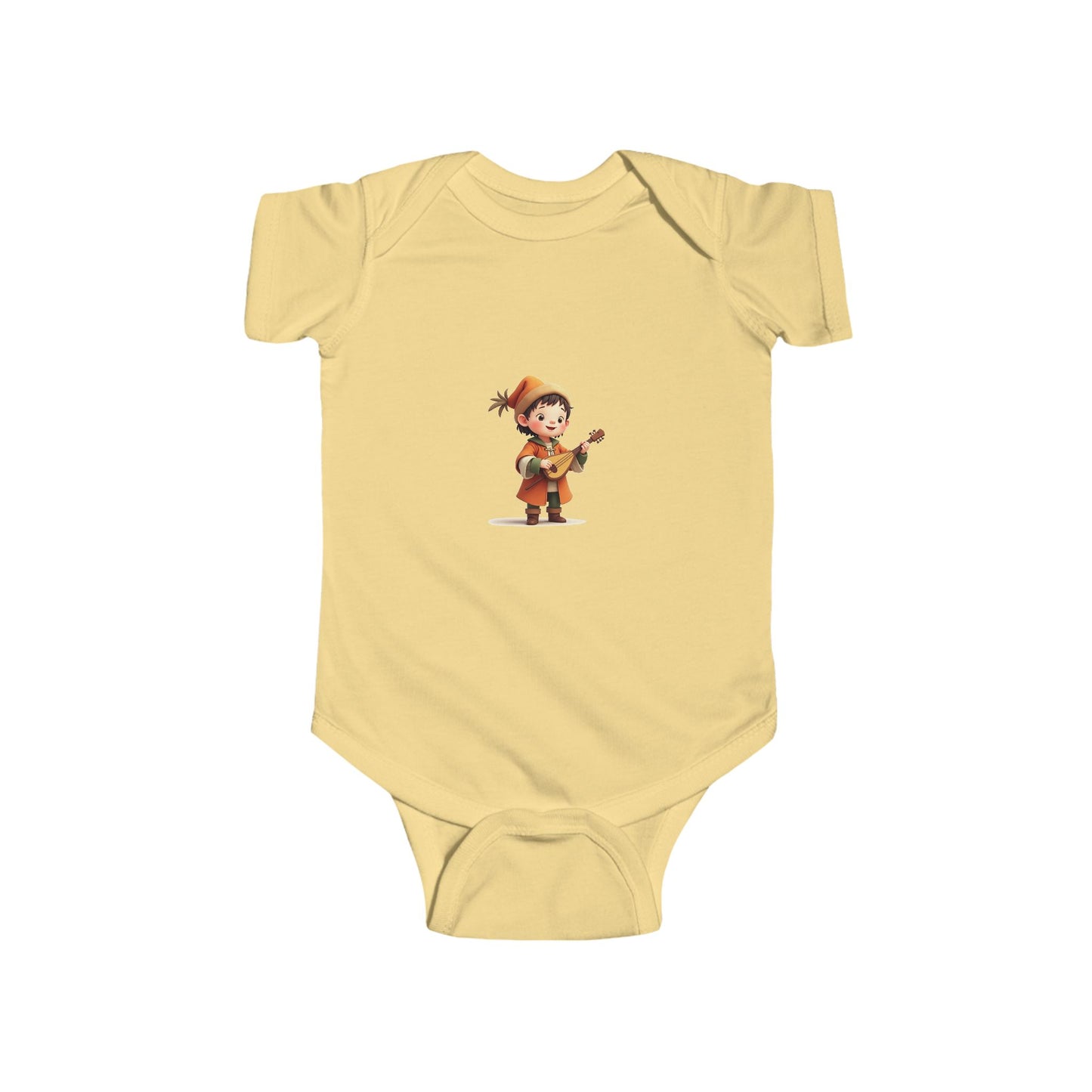 Cute Bard Musician Baby Bodysuit, Adorable Infant Outfit, Baby Shower Gift, Toddler Clothing, Kid's Music Theme Wear